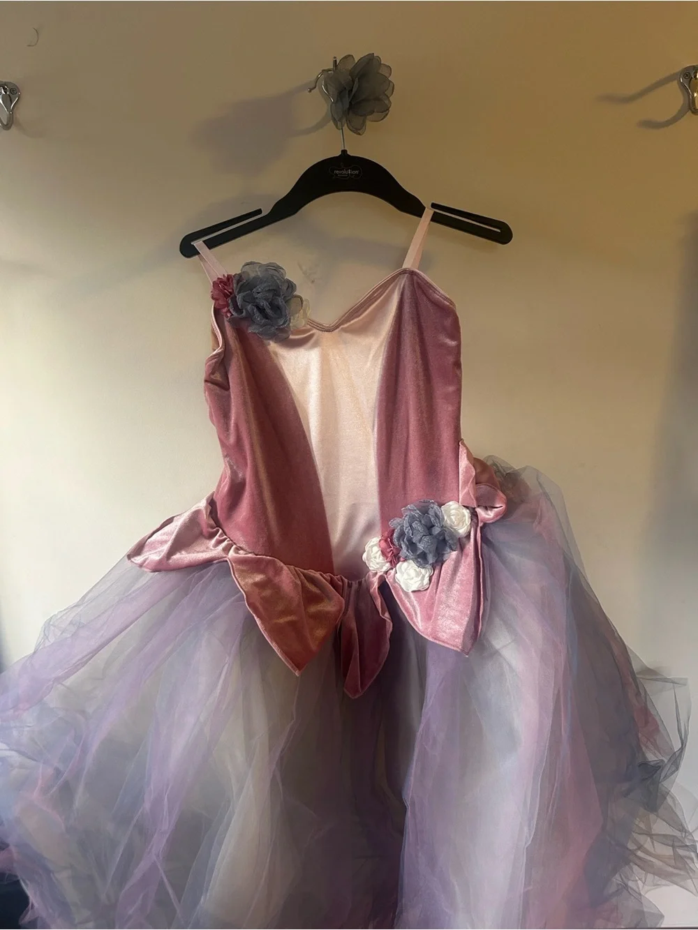 Revolution Pink and Lavender Tulle Flower Princess Costume